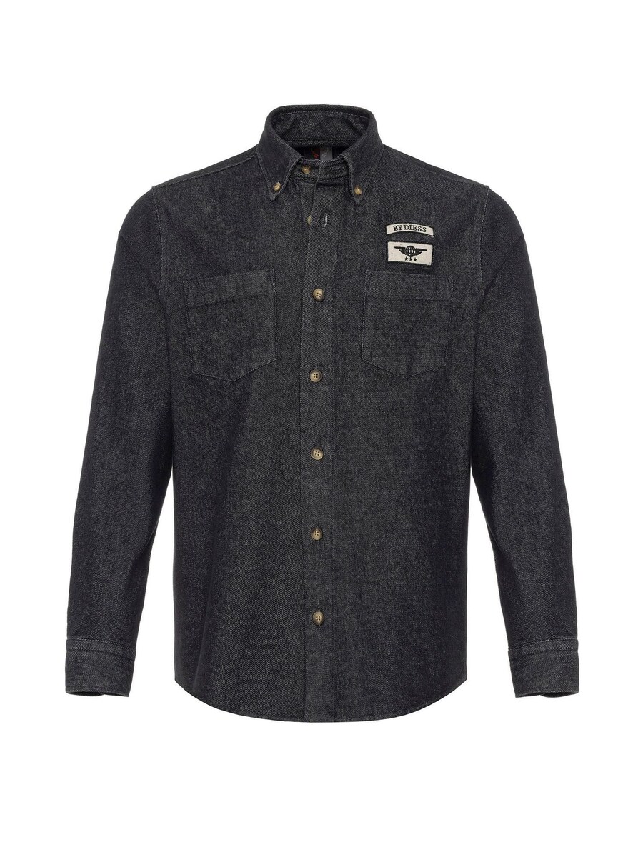 Рубашка обычного кроя на пуговицах By Diess Collection, черный
Рубашка обычного кроя на пуговицах By Diess Collection, черный