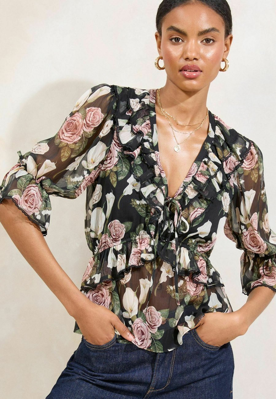 Блуза Lipsy Blouse, Black Floral/Black
Блуза Lipsy Blouse, Black Floral/Black