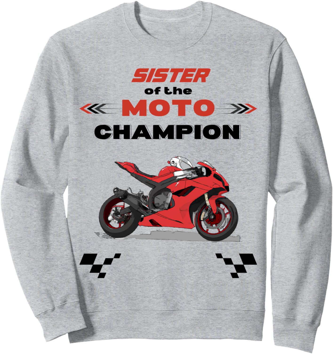 Толстовка с надписью «Сестра чемпионки по мотокроссу» для вечеринки в честь 8-летия Family Look Moto Bike Race Theme Decorations Gifts, серый
Толстовка с надписью «Сестра чемпионки по мотокроссу» для вечеринки в честь 8-летия Family Look Moto Bike Race Theme Decorations Gifts, серый