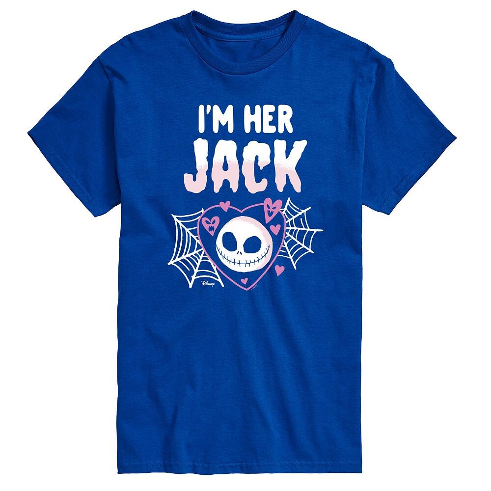 Мужская футболка Disney's Nightmare Before Christmas с рисунком I’m Her Jack, синий
Мужская футболка Disney's Nightmare Before Christmas с рисунком I’m Her Jack, синий