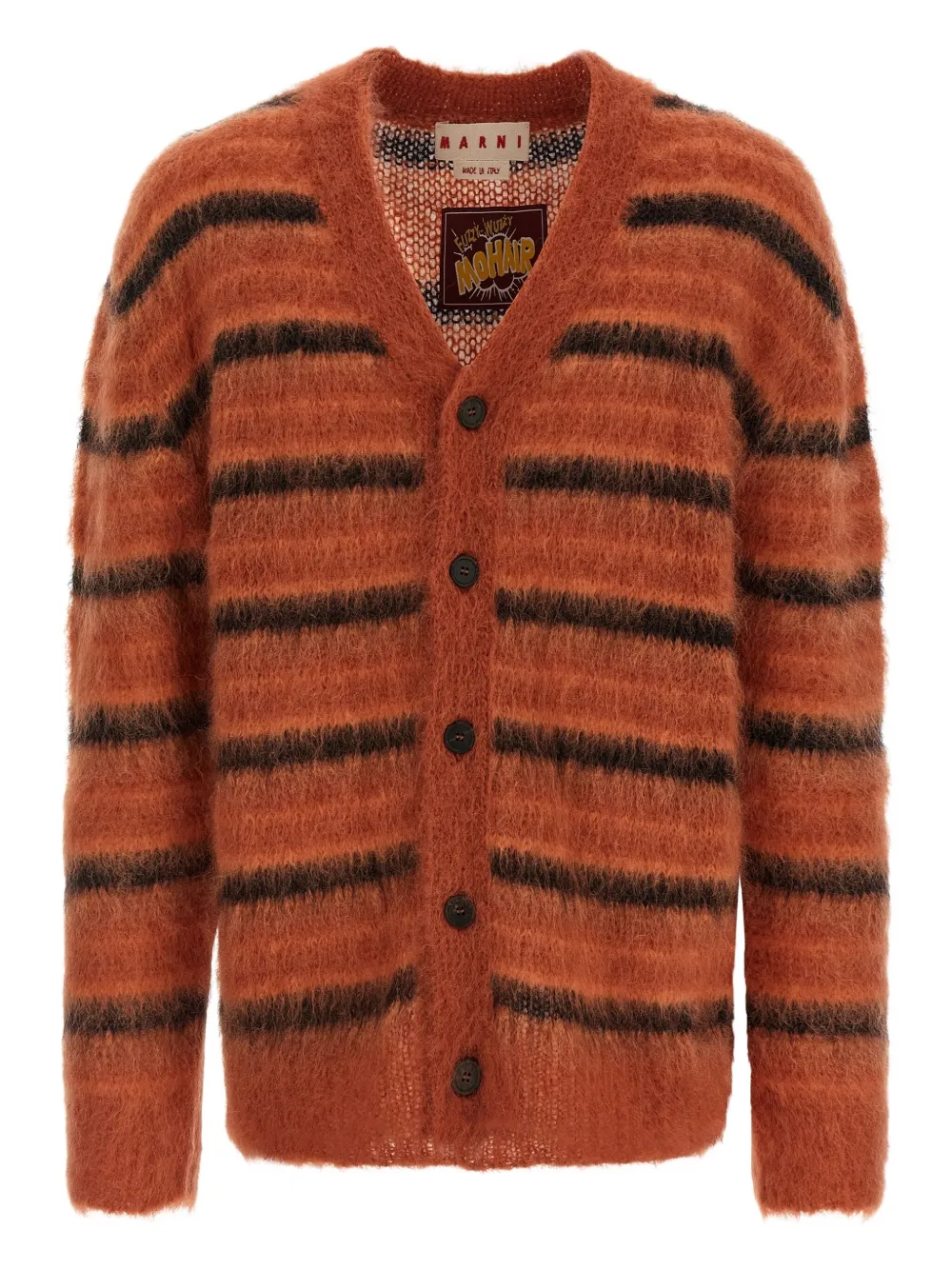 Кардиган в полоску Marni, оранжевый
Кардиган в полоску Marni, оранжевый