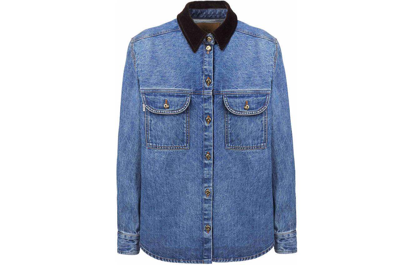 Blazé Milano Джинсовая куртка с контрастным воротником, Blue
Blazé Milano Джинсовая куртка с контрастным воротником, Blue