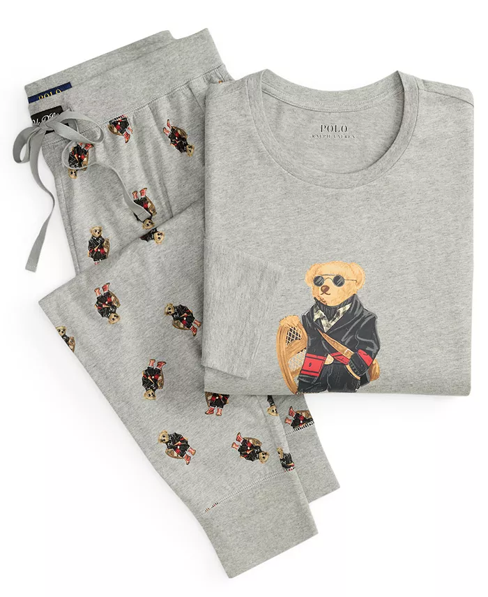 Мужской комплект пижамы из двух предметов: лонгслив и джоггеры Polo Ralph Lauren, серый
Мужской комплект пижамы из двух предметов: лонгслив и джоггеры Polo Ralph Lauren, серый