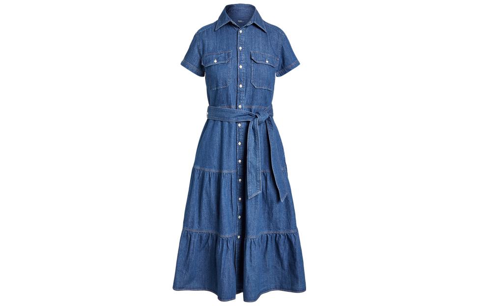 Polo Ralph Lauren Платье с коротким рукавом FW23 женское синее
Polo Ralph Lauren Платье с коротким рукавом FW23 женское синее