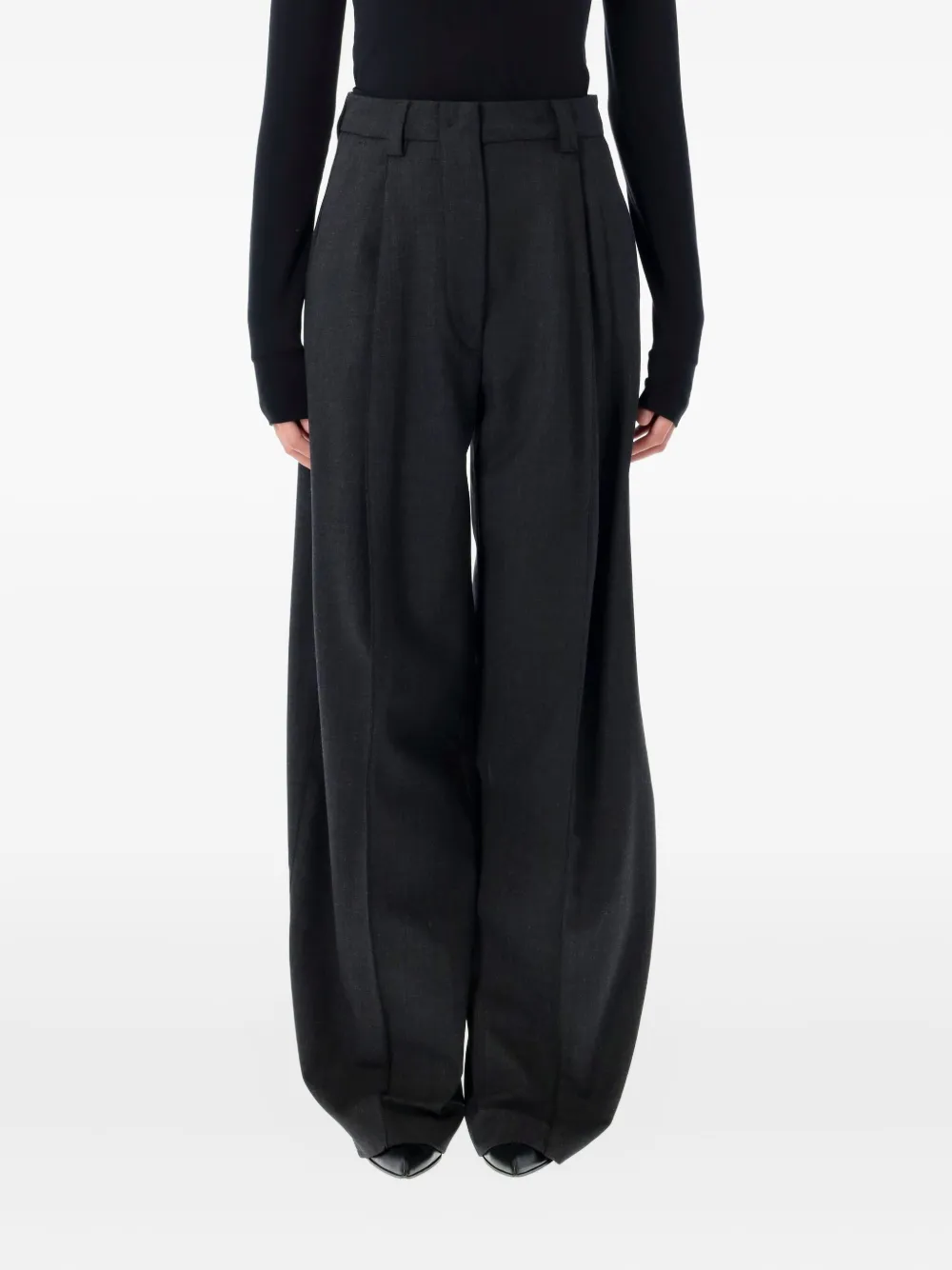 Широкие брюки со складками THELATEST, черный
Широкие брюки со складками THELATEST, черный