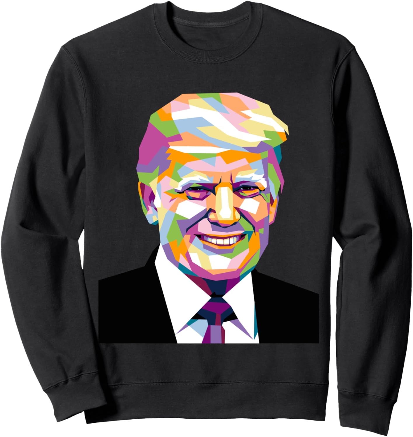 Яркая толстовка в стиле поп-арт с портретом Трампа Vibrant Political Portrait Art Fan, черный
Яркая толстовка в стиле поп-арт с портретом Трампа Vibrant Political Portrait Art Fan, черный