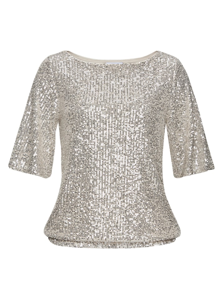 Рубашка цвета шампанского с пайетками LASCANA
Рубашка цвета шампанского с пайетками LASCANA