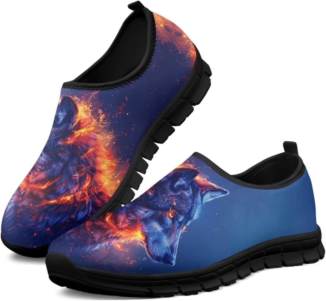 Мужские слипоны на плоской подошве, повседневные кроссовки с удобной стелькой, дышащие спортивные туфли-лоаферы для мужчин Tomeusey, Wolf Flame Pattern
Мужские слипоны на плоской подошве, повседневные кроссовки с удобной стелькой, дышащие спортивные туфли-лоаферы для мужчин Tomeusey, Wolf Flame Pattern