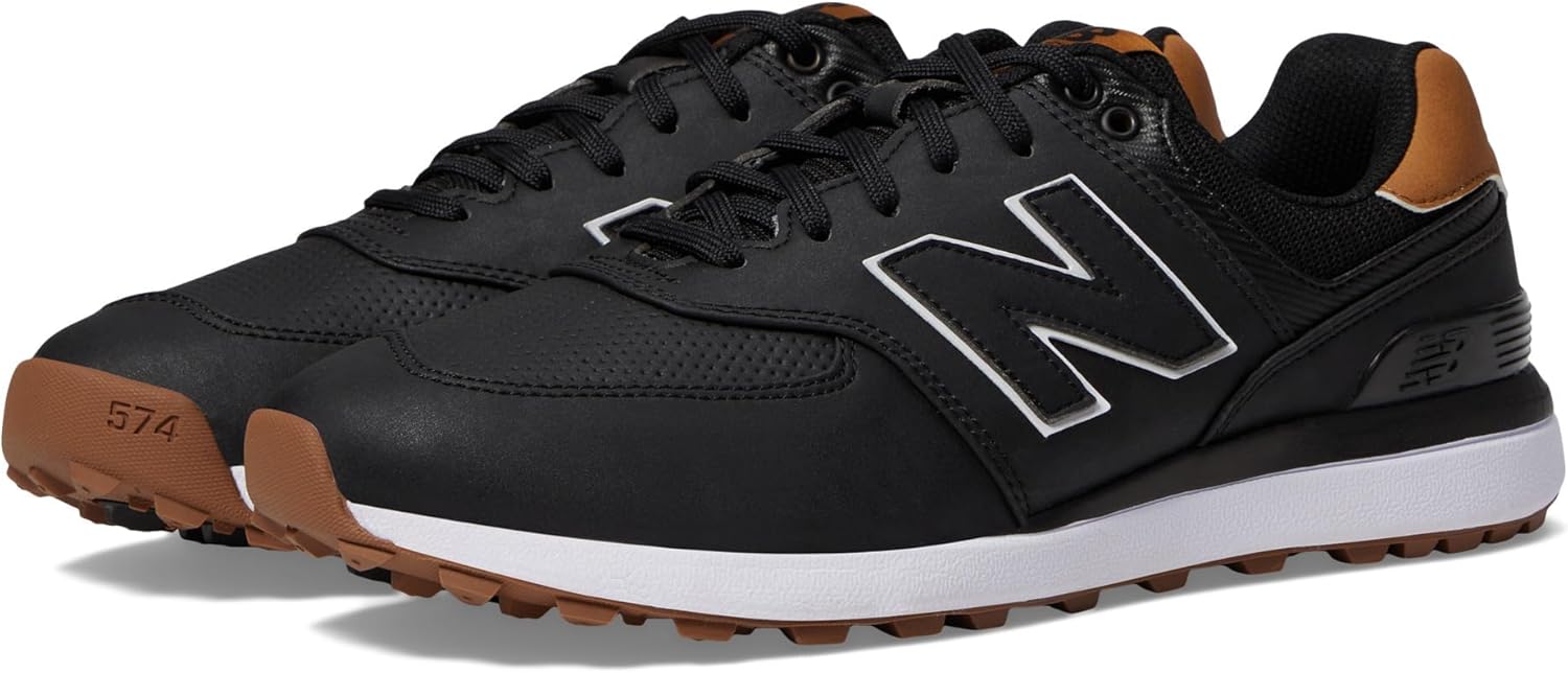 New Balance Mens 574 Greens V2, Black/Gum
New Balance Mens 574 Greens V2, Black/Gum