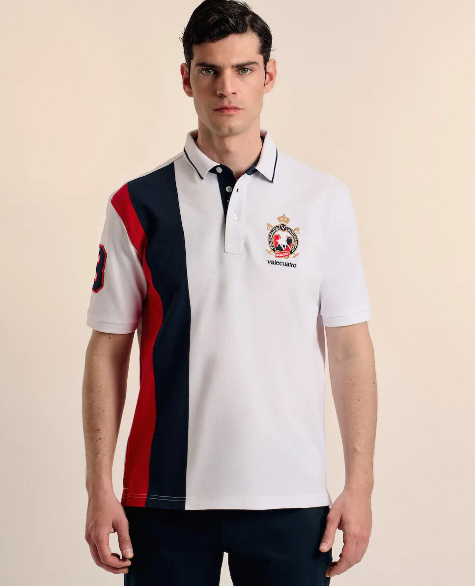 Классическая мужская поло из пике с коротким рукавом Valecuatro, белый
Классическая мужская поло из пике с коротким рукавом Valecuatro, белый