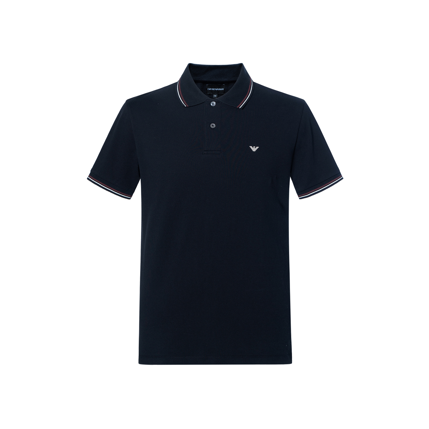 Детализированная футболка поло с коротким рукавом EMPORIO ARMANI, темно-синяя
Детализированная футболка поло с коротким рукавом EMPORIO ARMANI, темно-синяя