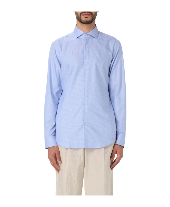 Элегантная небесно-голубая рубашка Hugo, синий
Элегантная небесно-голубая рубашка Hugo, синий