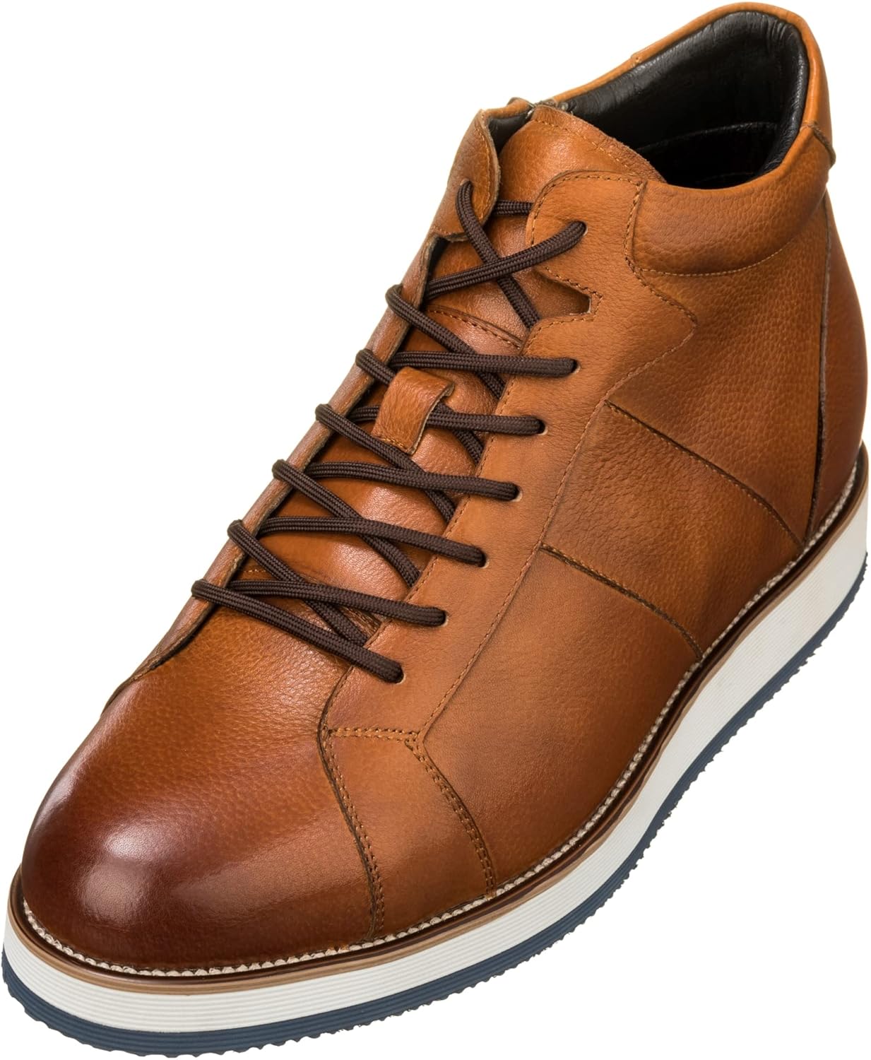 Мужские невидимые увеличивающие рост обувь CALTO - коричневые кожаные ботинки с молнией в стиле милитари - на 8 см выше - Y6022 - размер 8 D(M) US
Мужские невидимые увеличивающие рост обувь CALTO - коричневые кожаные ботинки с молнией в стиле милитари - на 8 см выше - Y6022 - размер 8 D(M) US