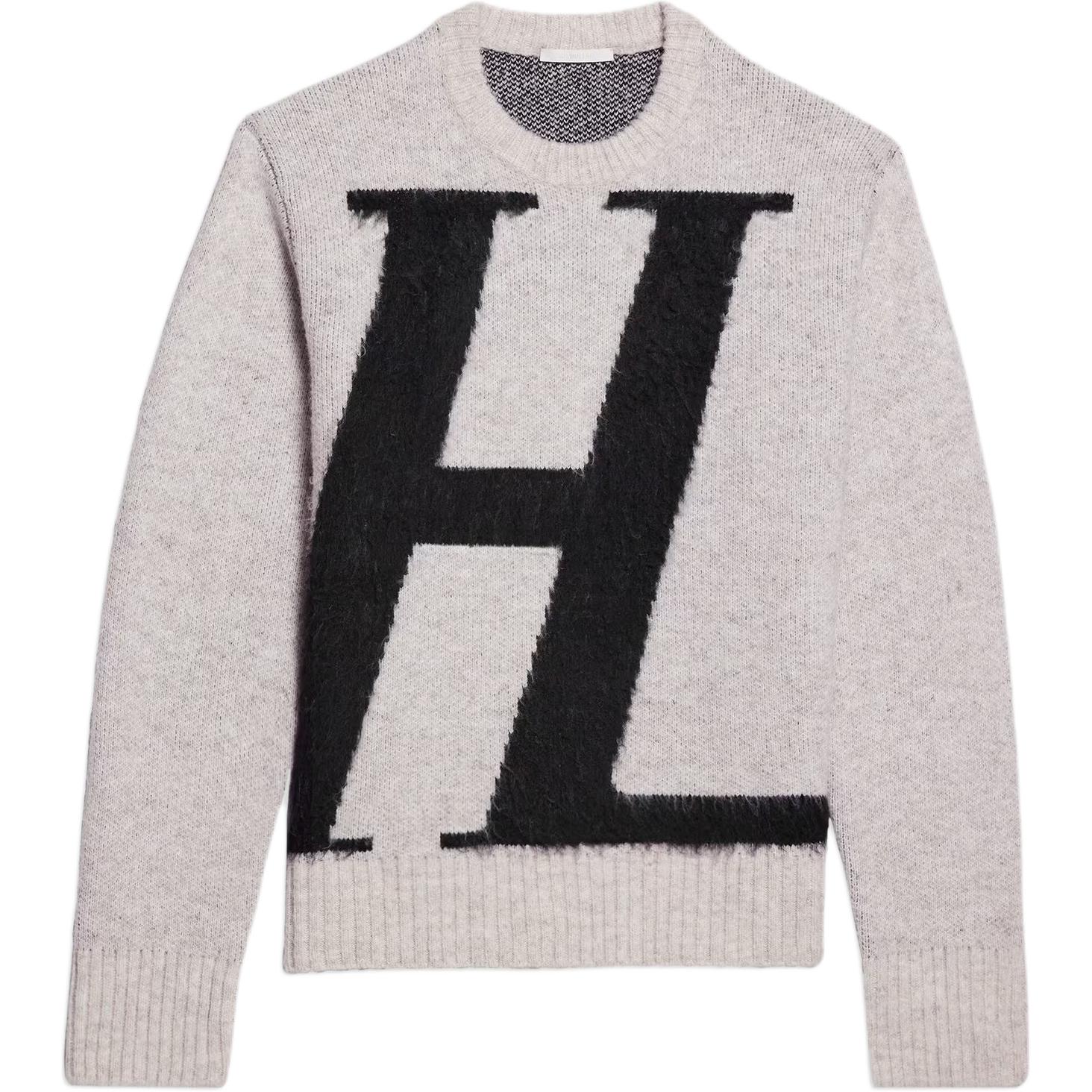 Джемпер с логотипом жаккард Helmut Lang, светло-серый
Джемпер с логотипом жаккард Helmut Lang, светло-серый