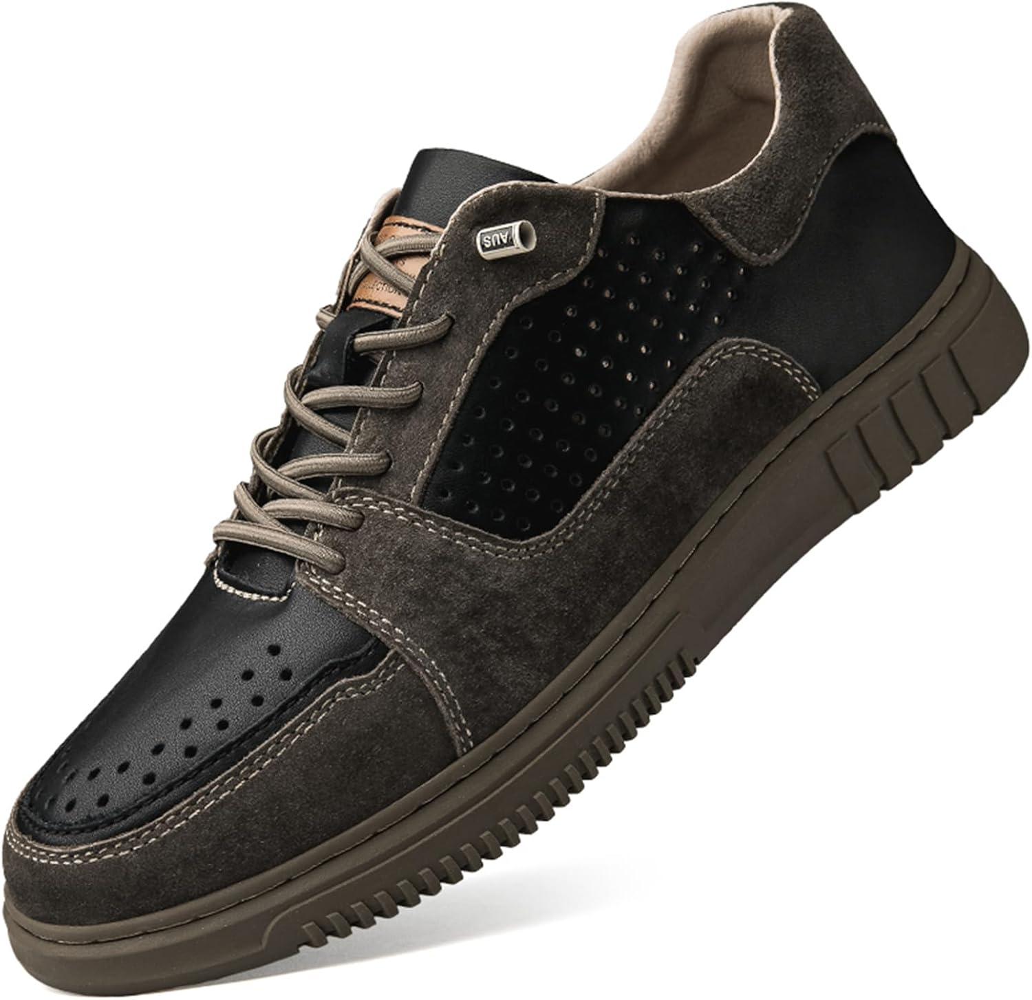 Мужские модные ретро-кроссовки из премиальной кожи, повседневные стильные мужские кроссовки для прогулок, размеры 6-14 Abborora, черный
Мужские модные ретро-кроссовки из премиальной кожи, повседневные стильные мужские кроссовки для прогулок, размеры 6-14 Abborora, черный