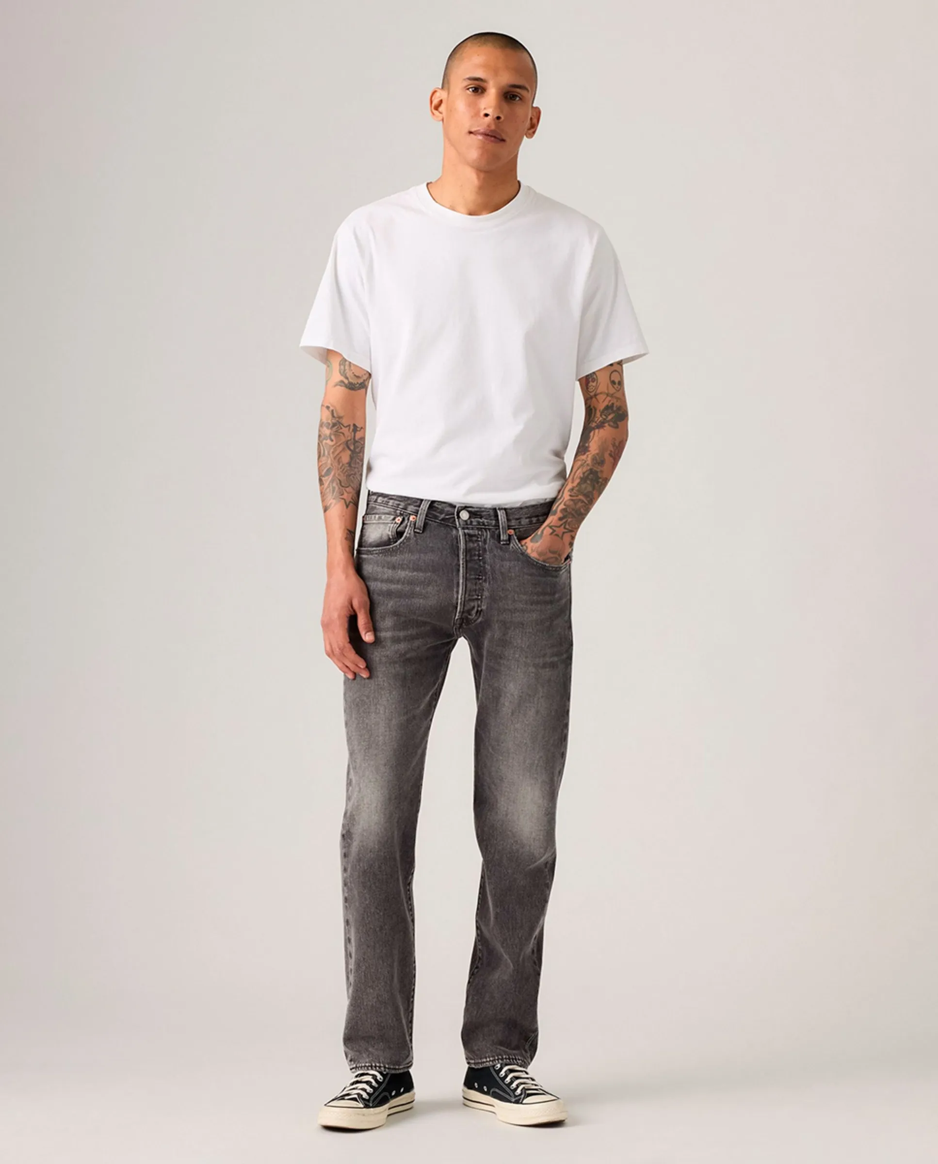 Мужские джинсы 501 Original прямые из хлопка Levi'S, темно-серый
Мужские джинсы 501 Original прямые из хлопка Levi'S, темно-серый