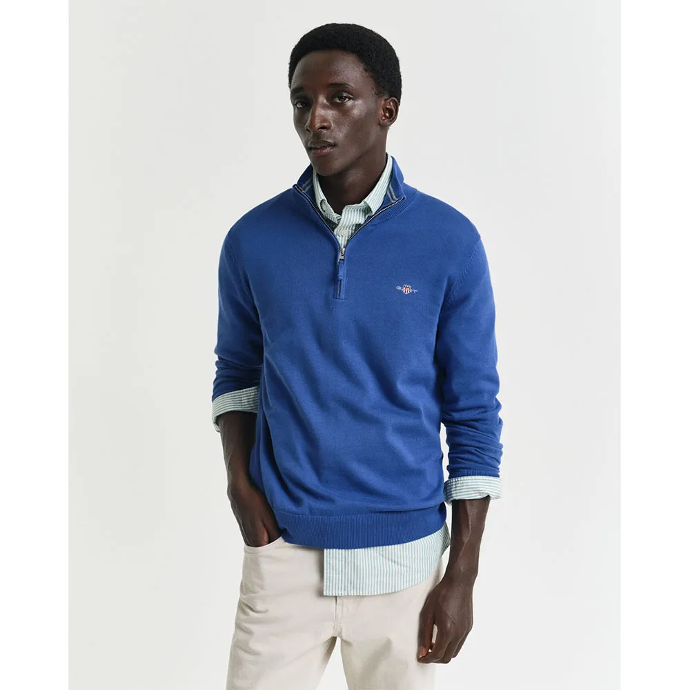 Свитер Gant 8030564 half zip, синий
Свитер Gant 8030564 half zip, синий