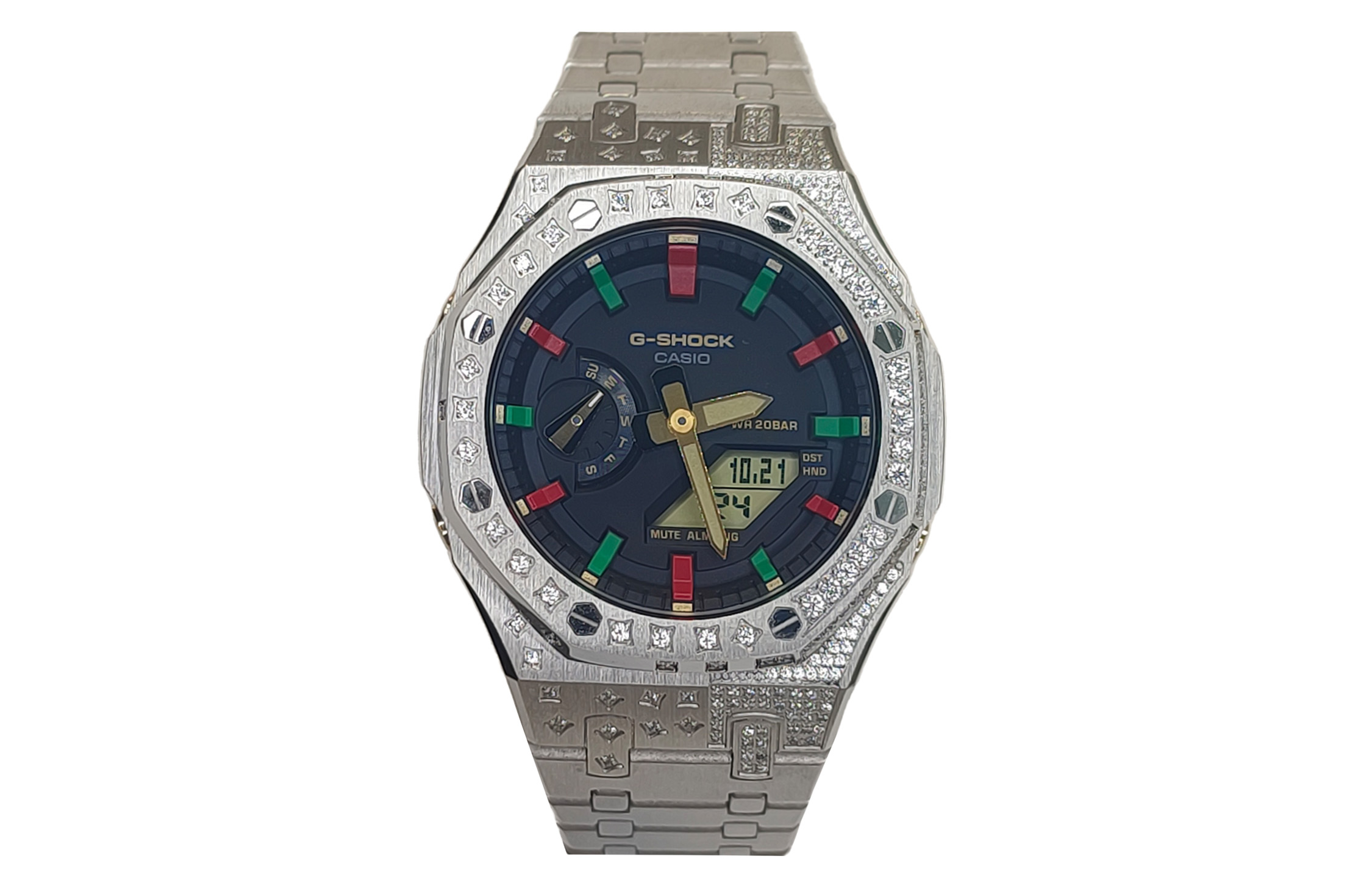 Часы Casio G-Shock Analog-Digital 2100 Series, арт. GA-2100SKE-7A, 44 мм, серебристый
Часы Casio G-Shock Analog-Digital 2100 Series, арт. GA-2100SKE-7A, 44 мм, серебристый