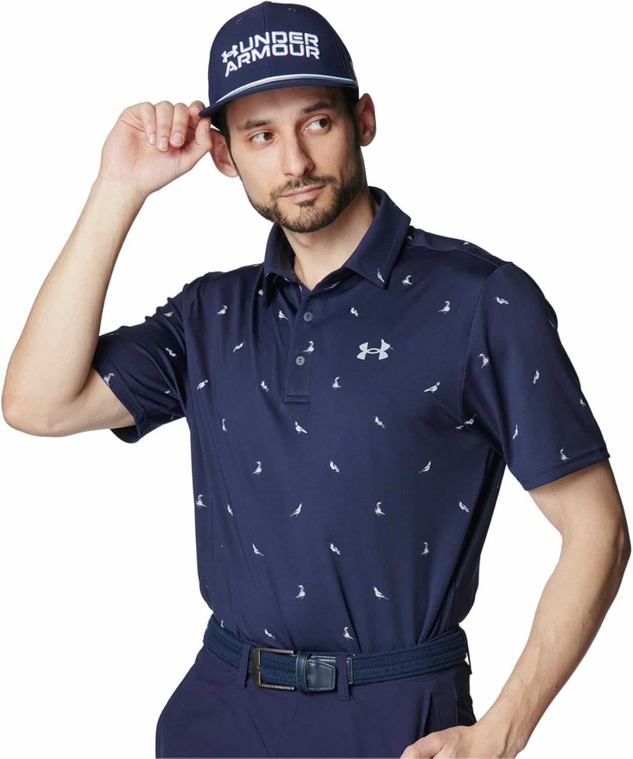 Мужская поло-рубашка для гольфа UNDER ARMOUR UA Playoffs 3.0 с принтом Bridgestone Golf, темно-синий
Мужская поло-рубашка для гольфа UNDER ARMOUR UA Playoffs 3.0 с принтом Bridgestone Golf, темно-синий