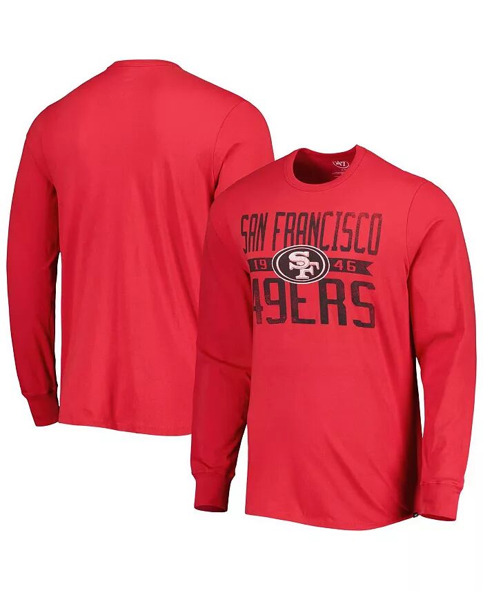 Мужская футболка с длинным рукавом Scarlet San Francisco 49ers Brand Wide Out Franklin '47 Brand
Мужская футболка с длинным рукавом Scarlet San Francisco 49ers Brand Wide Out Franklin '47 Brand