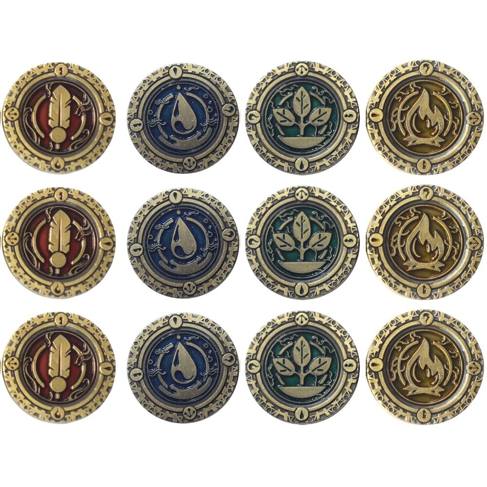 Набор элементов из 12 металлических монет RGFK
Набор элементов из 12 металлических монет RGFK