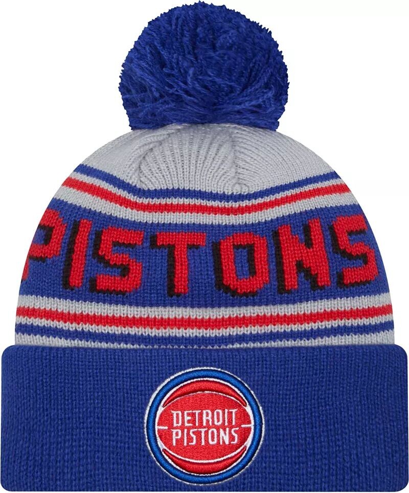 Синяя вязаная шапка New Era для взрослых Detroit Pistons
Синяя вязаная шапка New Era для взрослых Detroit Pistons