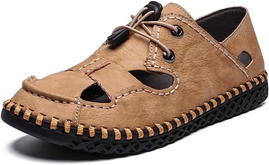 Мужские сандалии CHICLOVEY с завязками для самостоятельной регулировки, летние, дышащие, кожаные, на плоской подошве, коричневый
Мужские сандалии CHICLOVEY с завязками для самостоятельной регулировки, летние, дышащие, кожаные, на плоской подошве, коричневый