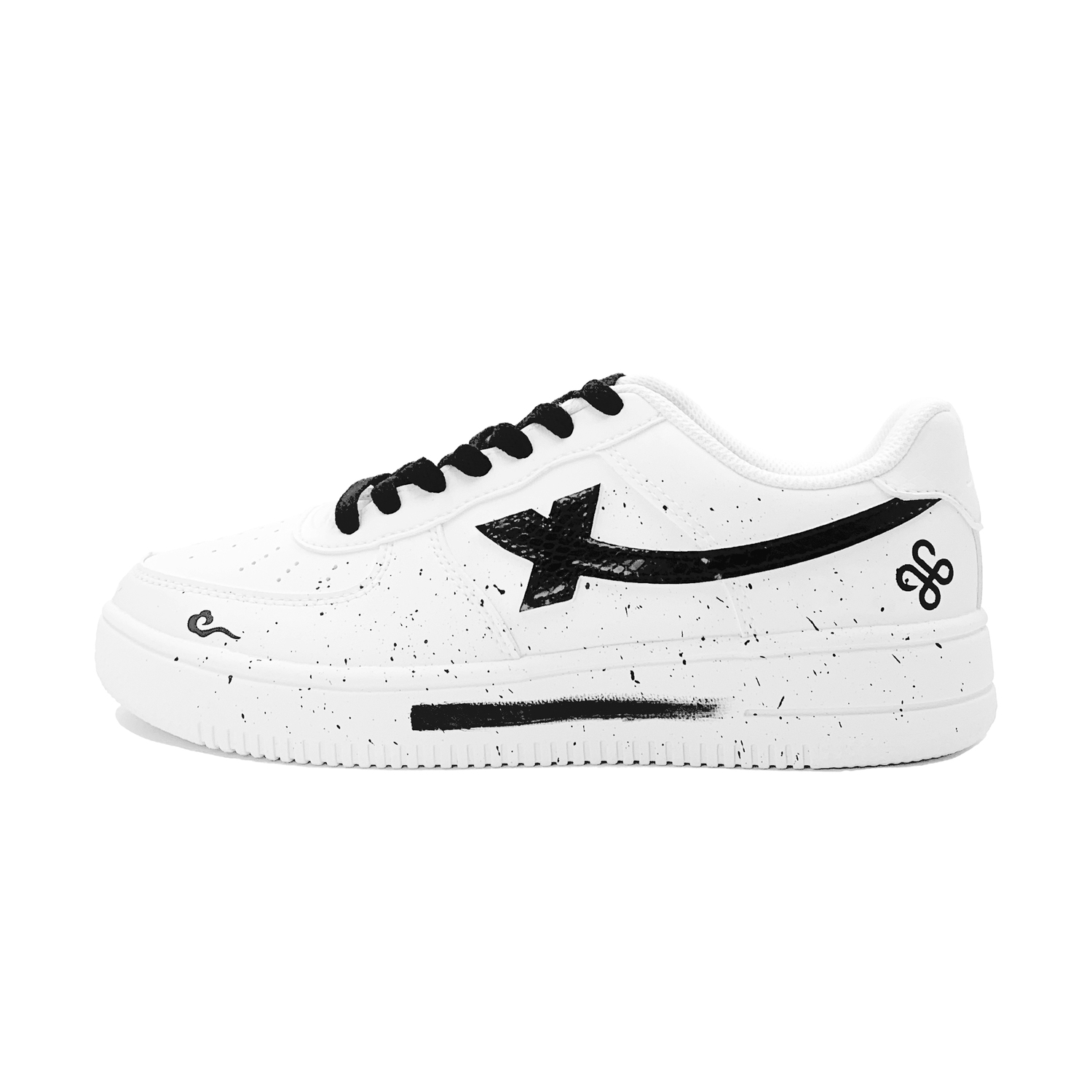 XTEP Кроссовки Air Force One нескользящие с амортизацией низкие унисекс бело-черные, цвет White Black
XTEP Кроссовки Air Force One нескользящие с амортизацией низкие унисекс бело-черные, цвет White Black