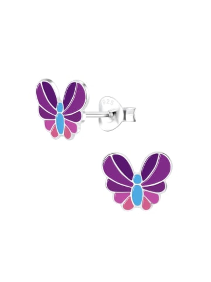 Alexander York Серьги-гвоздики в виде бабочек сиреневого радужного цвета, серебро 925 пробы, комплект из 2 штук
Alexander York Серьги-гвоздики в виде бабочек сиреневого радужного цвета, серебро 925 пробы, комплект из 2 штук