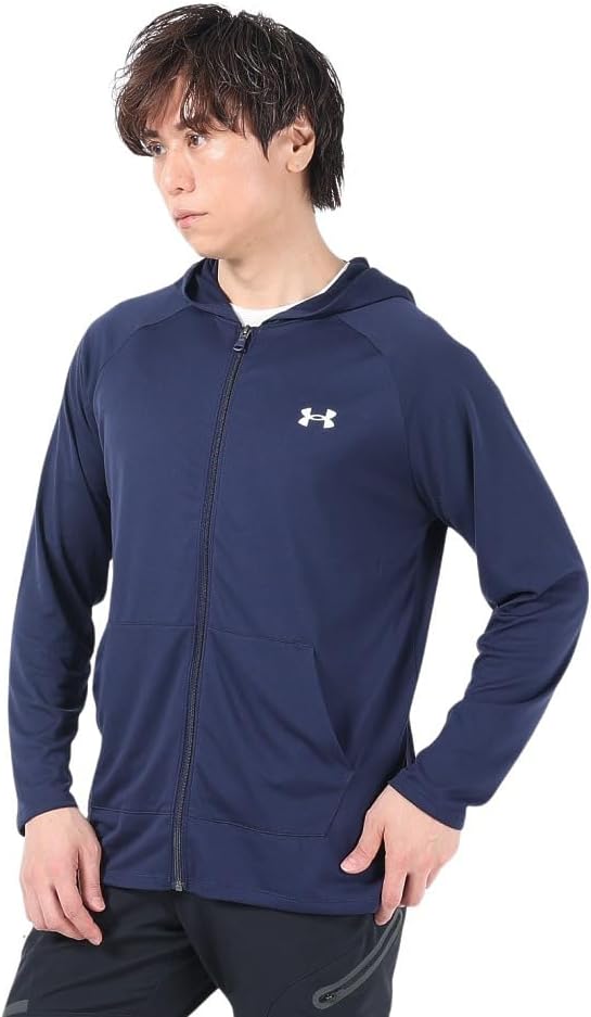 Мужская тренировочная футболка Under Armour UA с напульсниками, темно-синий
Мужская тренировочная футболка Under Armour UA с напульсниками, темно-синий