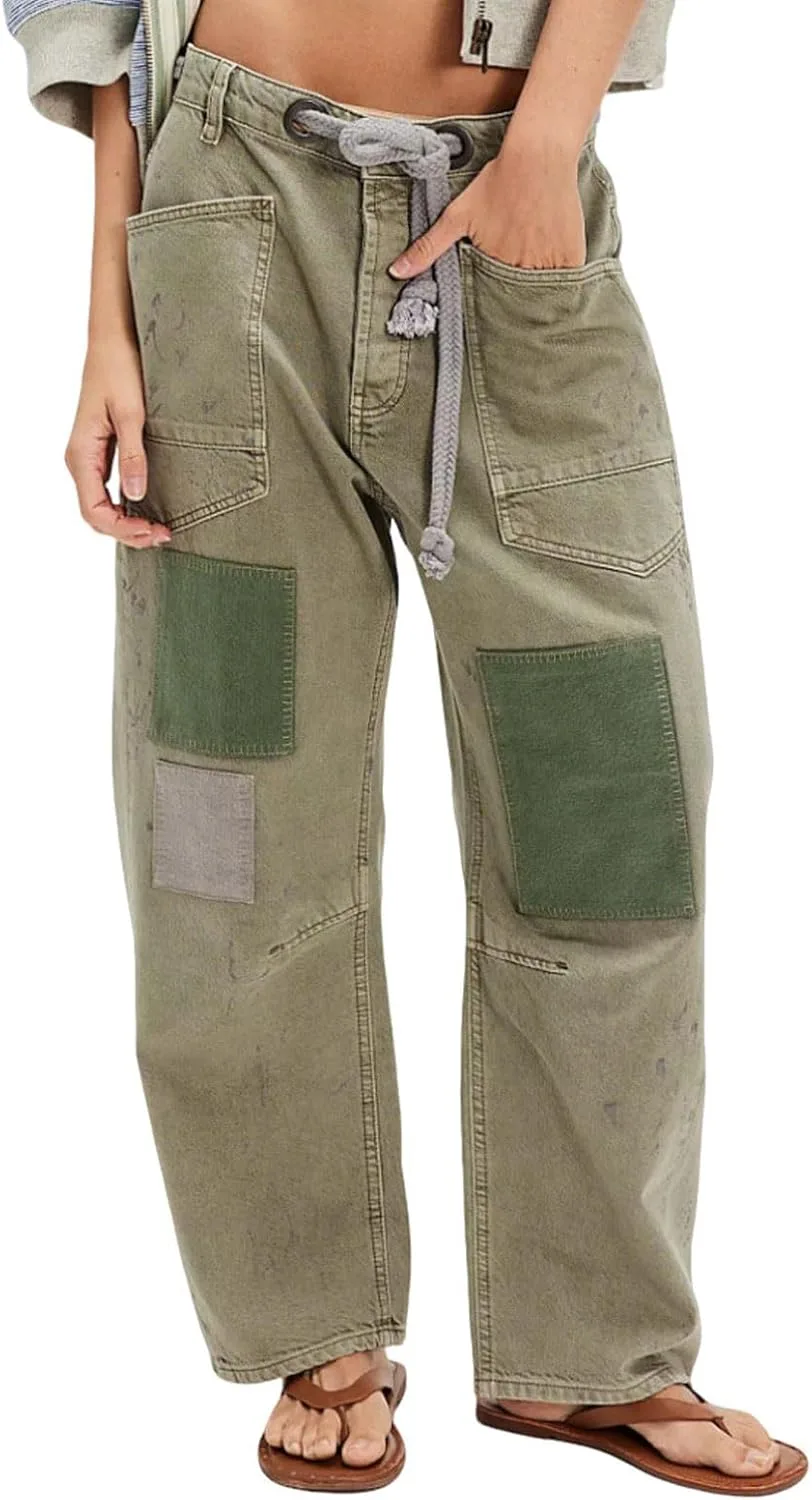 Женские джинсы Y2K в стиле пэчворк с карго utcoco
Женские джинсы Y2K в стиле пэчворк с карго utcoco