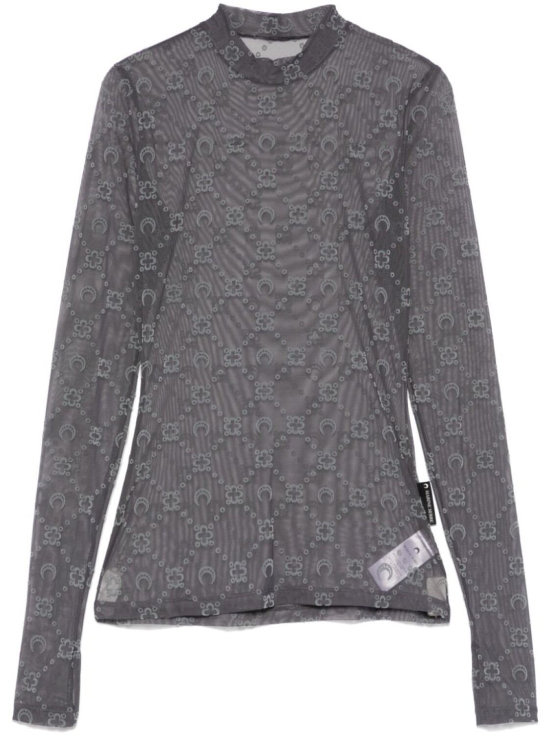 Футболка с флокированной лунограммой Marine Serre, серый
Футболка с флокированной лунограммой Marine Serre, серый