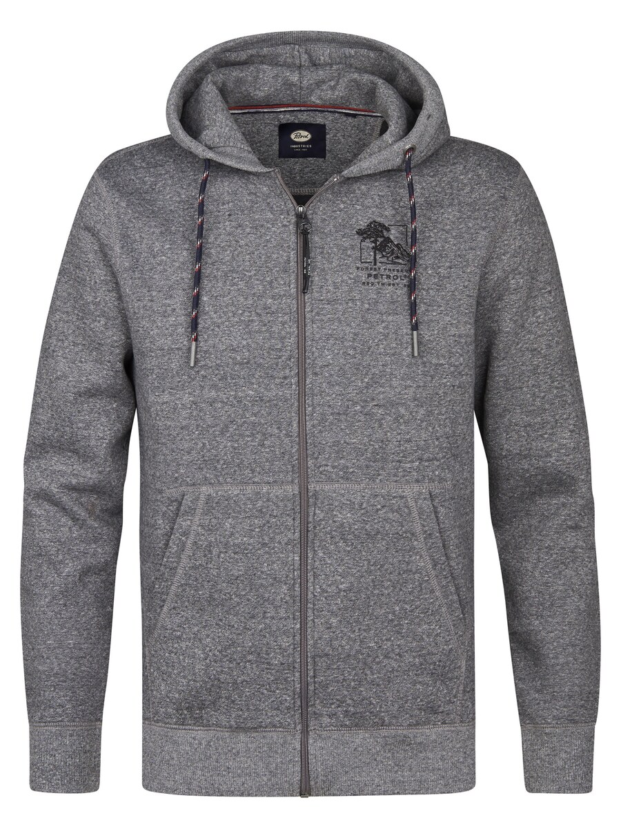 Толстовка с капюшоном на молнии Petrol Industries, антрацит
Толстовка с капюшоном на молнии Petrol Industries, антрацит