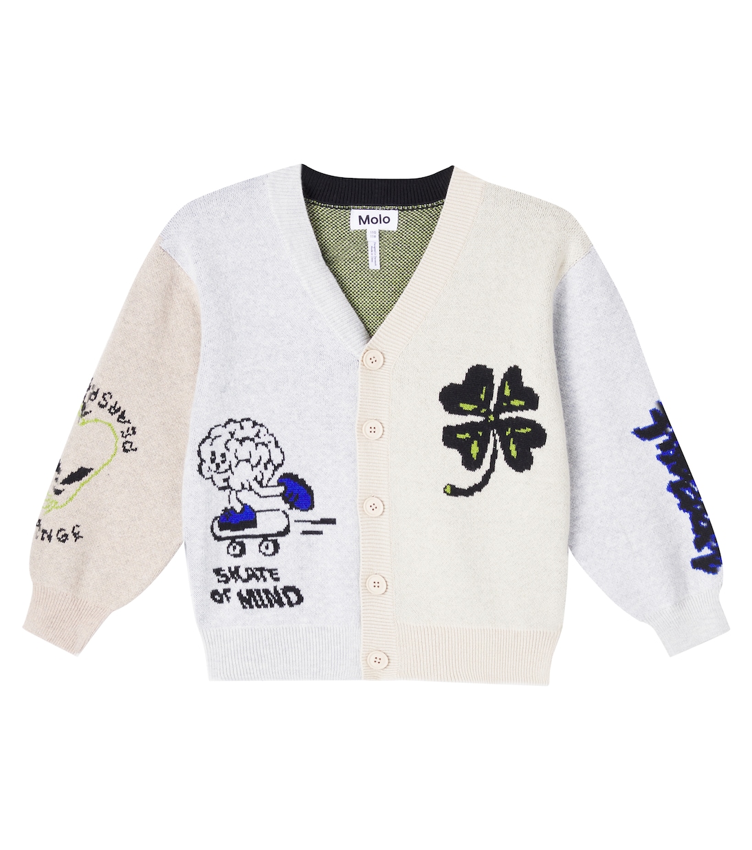 Кардиган из хлопка и шерсти Burt Molo, Neutral Mix
Кардиган из хлопка и шерсти Burt Molo, Neutral Mix