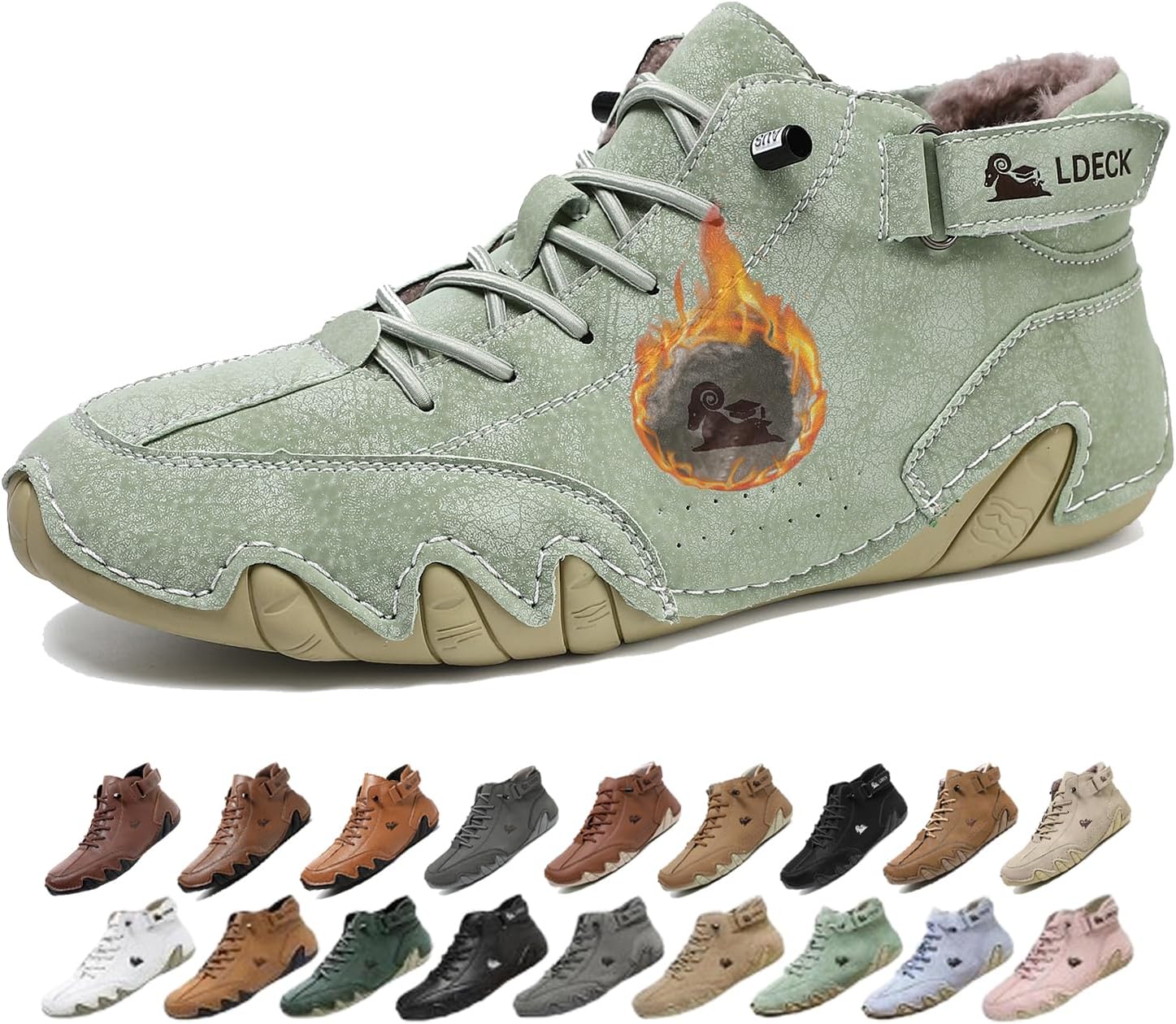 Мужские водонепроницаемые зимние снежные ботинки с ортопедической поддержкой: легкие противоскользящие походные ботинки с теплой дышащей подкладкой для комфорта при ходьбе в холодную погоду весь день Generic, зеленый
Мужские водонепроницаемые зимние снежные ботинки с ортопедической поддержкой: легкие противоскользящие походные ботинки с теплой дышащей подкладкой для комфорта при ходьбе в холодную погоду весь день Generic, зеленый