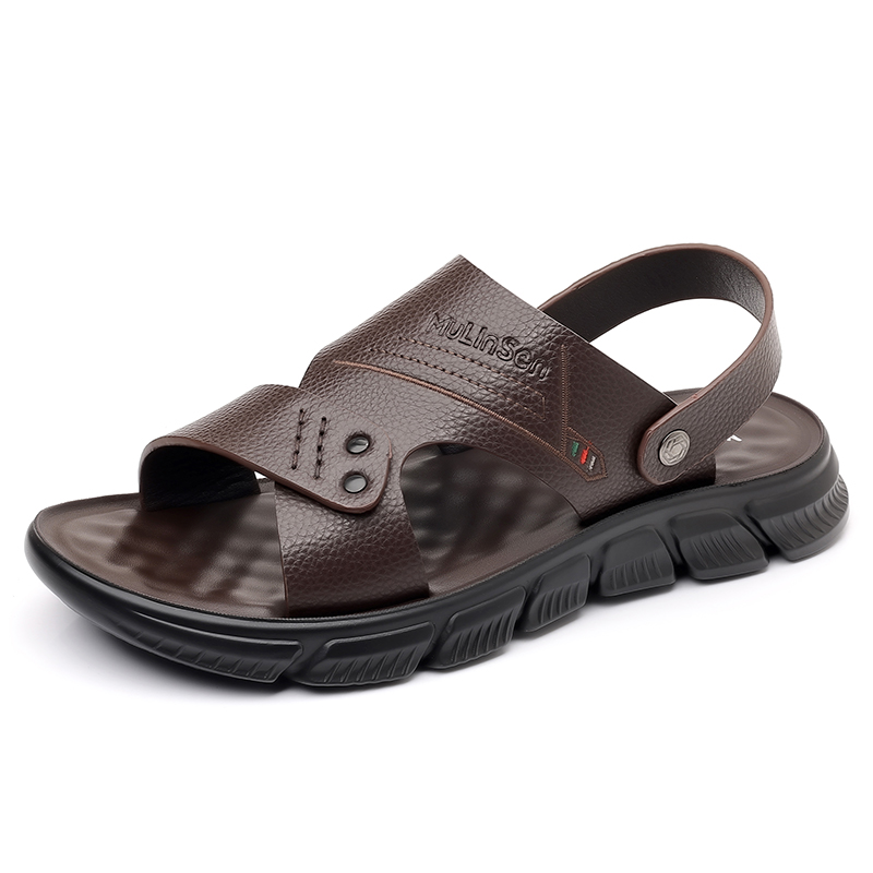 Mulinsen Пляжные сандалии мужские, черно-коричневые
Mulinsen Пляжные сандалии мужские, черно-коричневые