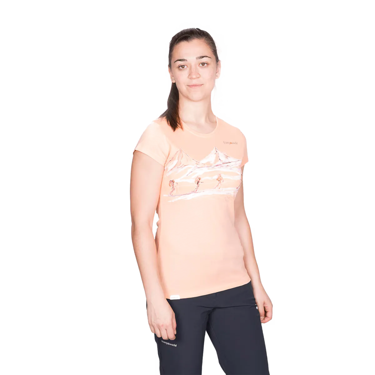 Женская футболка Across The Glacier Wm Short Trangoworld, цвет Salmón
Женская футболка Across The Glacier Wm Short Trangoworld, цвет Salmón