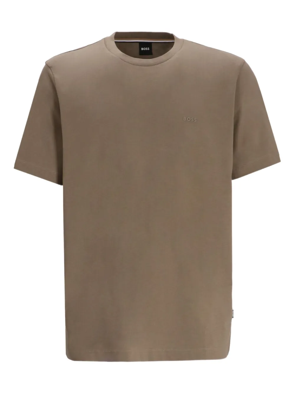 Футболка с тисненым логотипом Boss, коричневый
Футболка с тисненым логотипом Boss, коричневый