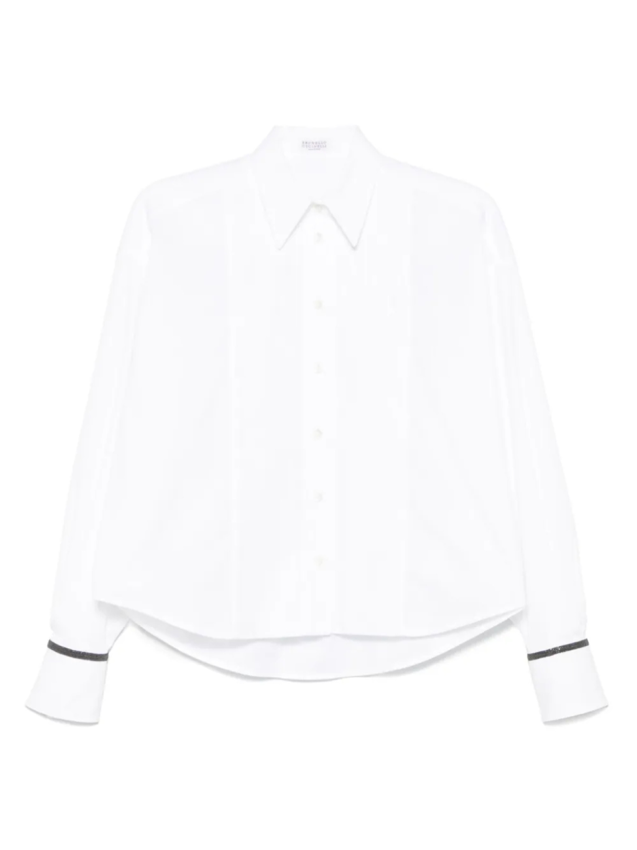 Brunello Cucinelli рубашка со складками, белый
Brunello Cucinelli рубашка со складками, белый