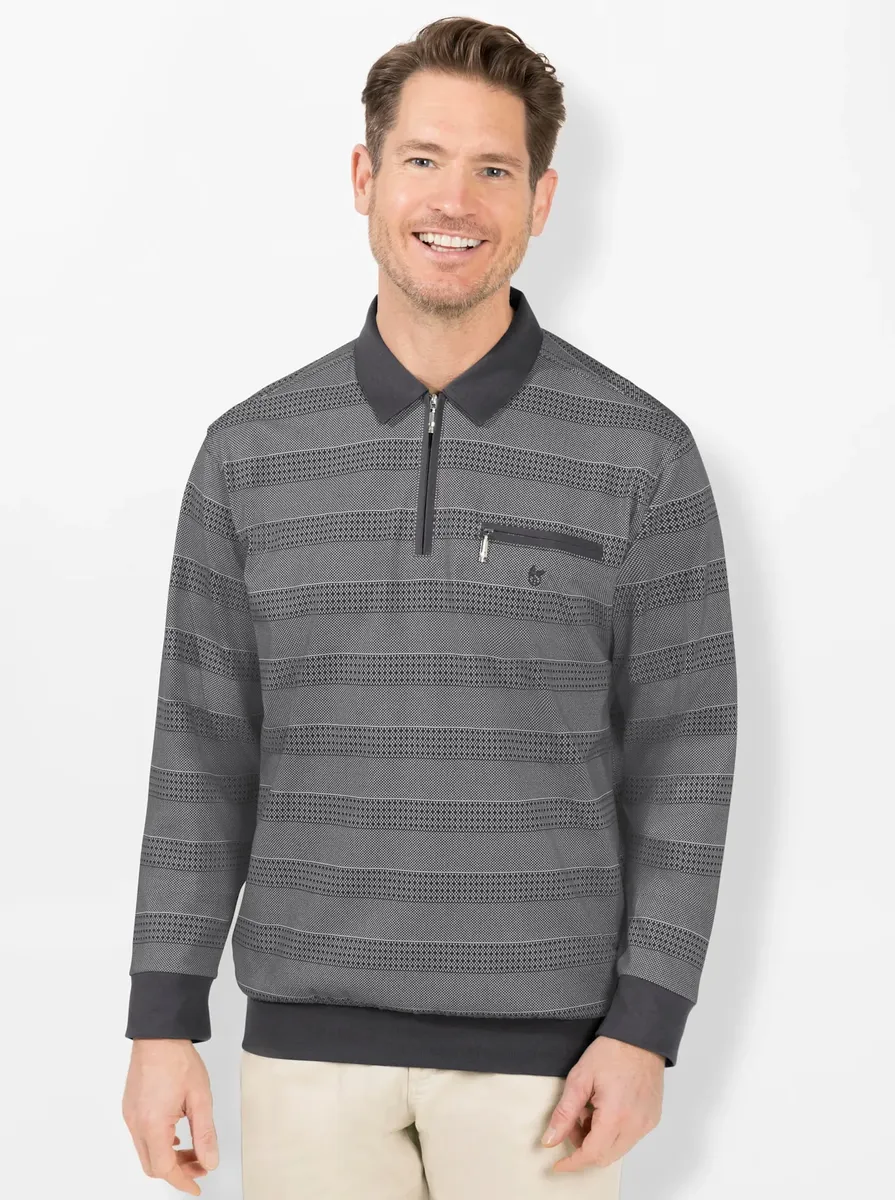 Рубашка-поло Hajo "рубашка-поло с длинными рукавами", антрацит
Рубашка-поло Hajo "рубашка-поло с длинными рукавами", антрацит