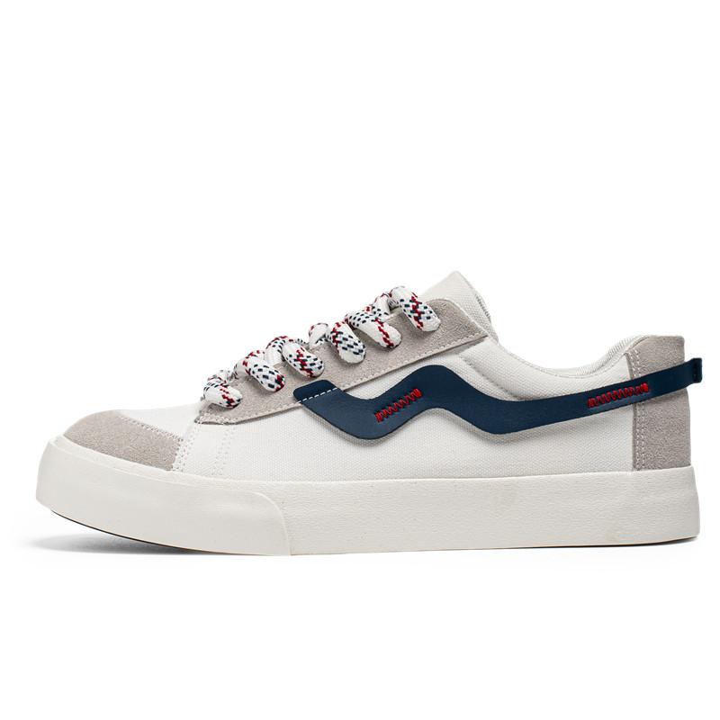 Нескользящие амортизирующие сбалансированные низкие кроссовки для скейтбординга для мужчин GOBLIN SHARKS 1759, White Dark Blue
Нескользящие амортизирующие сбалансированные низкие кроссовки для скейтбординга для мужчин GOBLIN SHARKS 1759, White Dark Blue