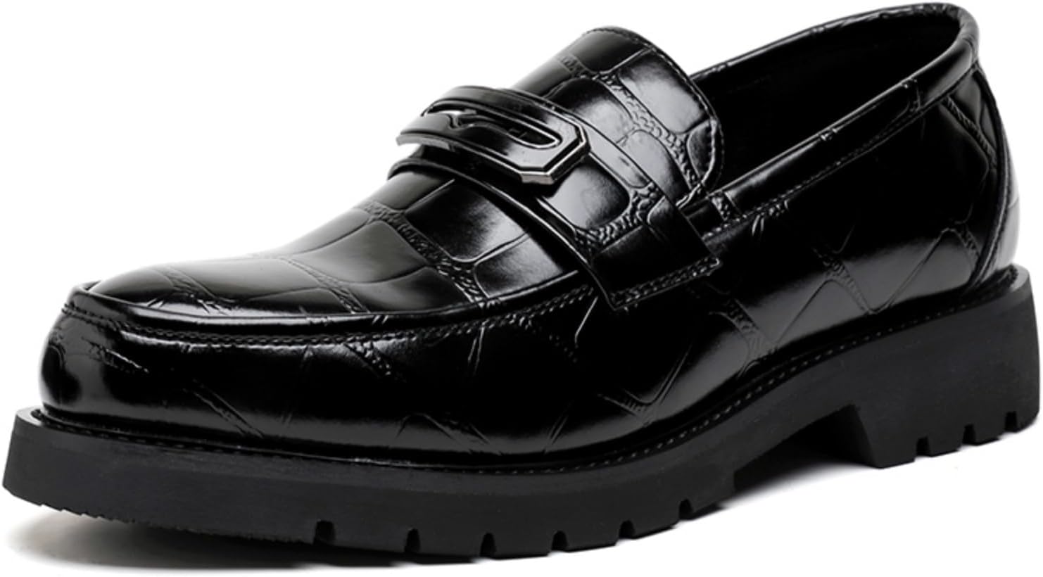 Мужские слипоны Khwfjas, удобные с круглым носком, противоскользящие, подходят для деловых встреч, свадеб и вечеринок, черный
Мужские слипоны Khwfjas, удобные с круглым носком, противоскользящие, подходят для деловых встреч, свадеб и вечеринок, черный