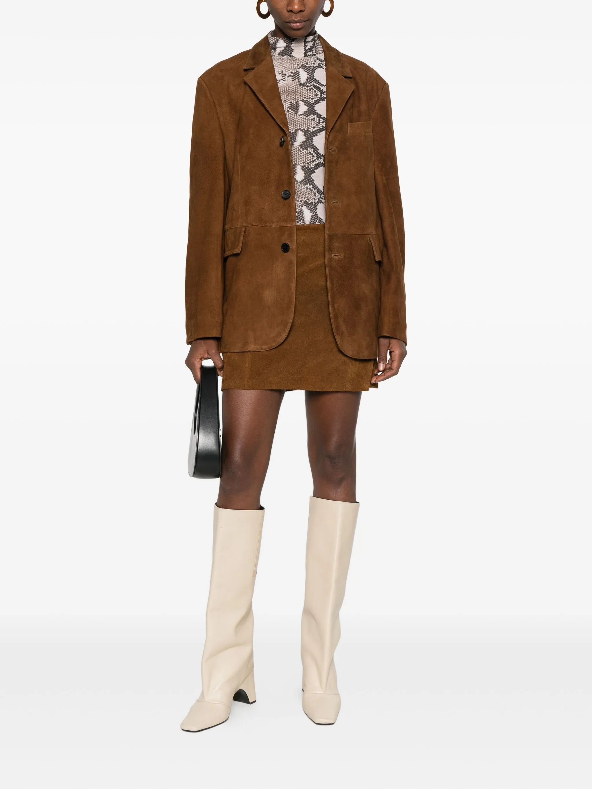 Замшевая мини-юбка Dixie, коричневый
Замшевая мини-юбка Dixie, коричневый