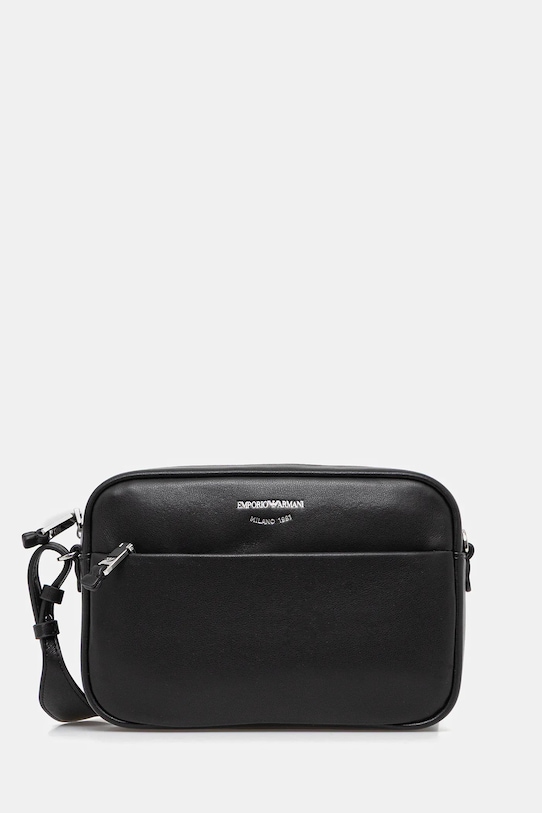 Кожаная сумка Emporio Armani, черный
Кожаная сумка Emporio Armani, черный