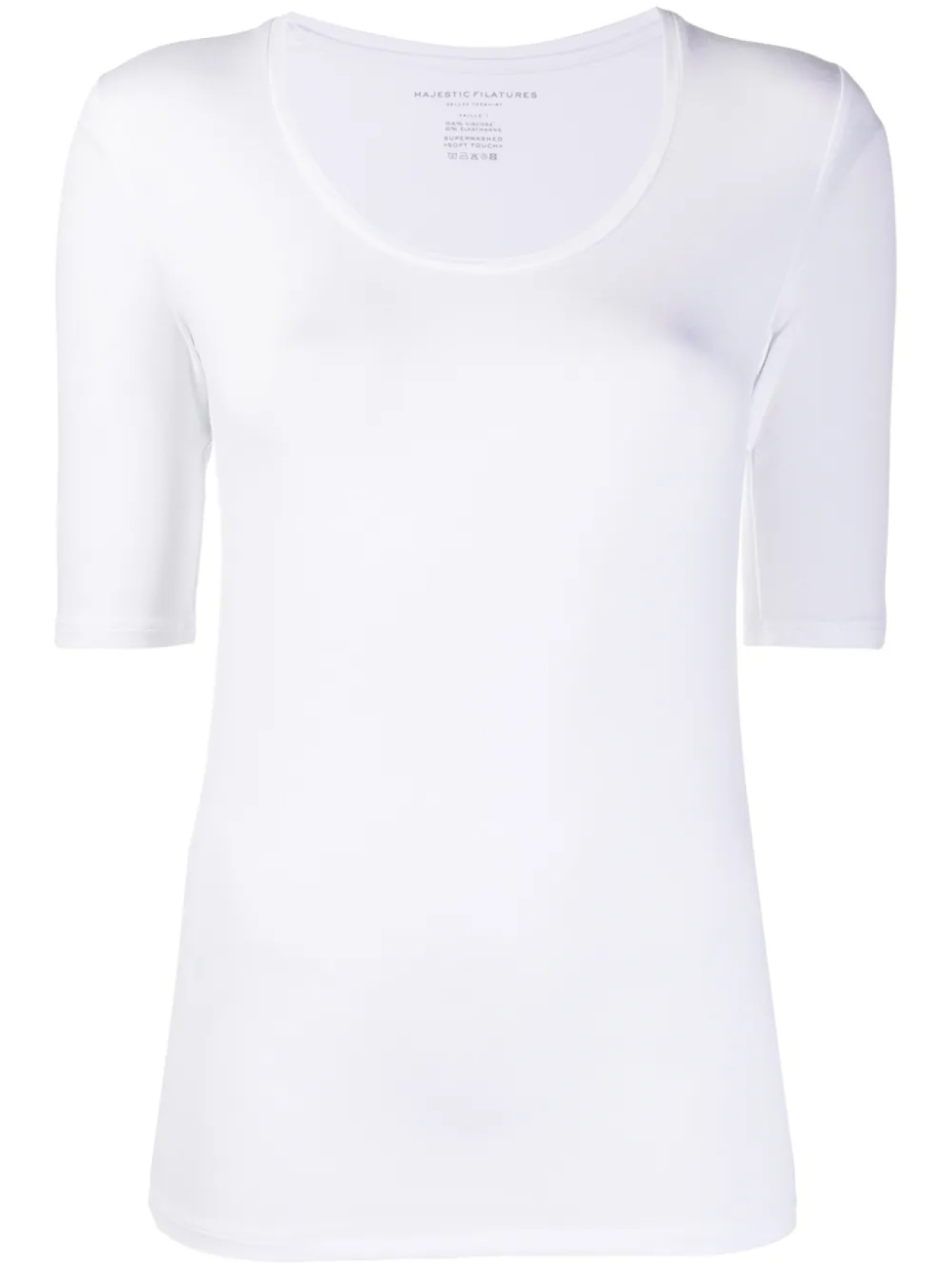 Majestic Filatures футболка узкого кроя с U-образным вырезом, белый
Majestic Filatures футболка узкого кроя с U-образным вырезом, белый