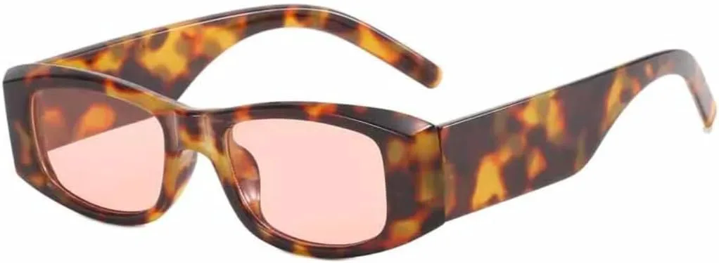 Ретро-солнцезащитные очки неправильной формы для женщин и мужчин, модные очки в маленькой оправе, трендовые очки с защитой от УФ-излучения UV400 VVTWSSW, Leopard Pink
Ретро-солнцезащитные очки неправильной формы для женщин и мужчин, модные очки в маленькой оправе, трендовые очки с защитой от УФ-излучения UV400 VVTWSSW, Leopard Pink