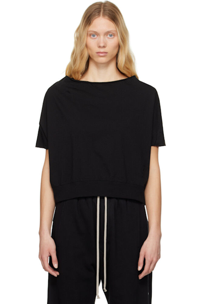 Черная футболка с надписью «Голливудский кинжал» Rick Owens DRKSHDW 
Черная футболка с надписью «Голливудский кинжал» Rick Owens DRKSHDW