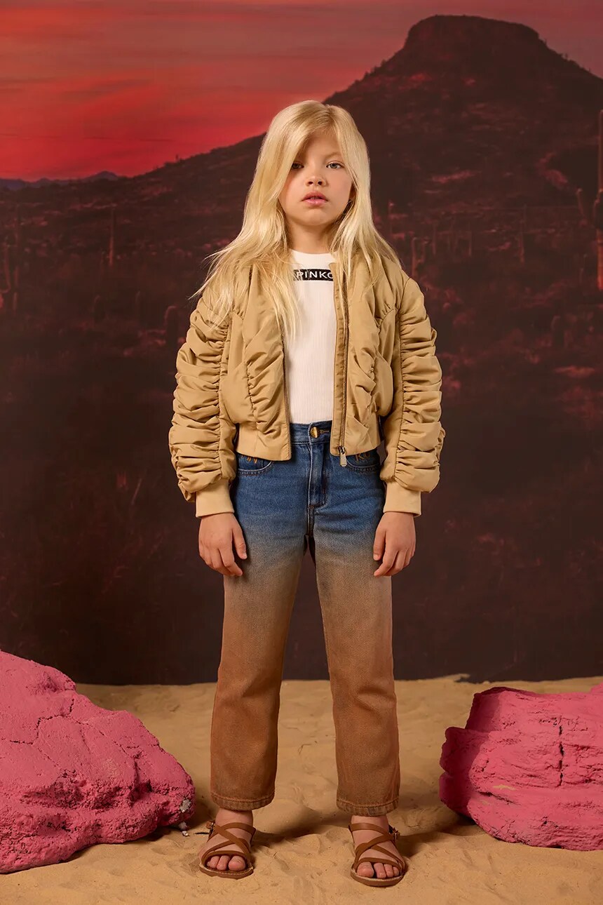 Детский топ Pinko, бежевый
Детский топ Pinko, бежевый