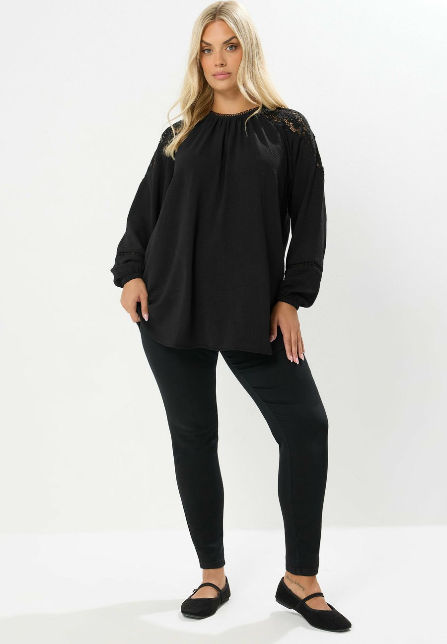 Блуза Yours Clothing LACE INSERT, Black/Anthracite
Блуза Yours Clothing LACE INSERT, Black/Anthracite
