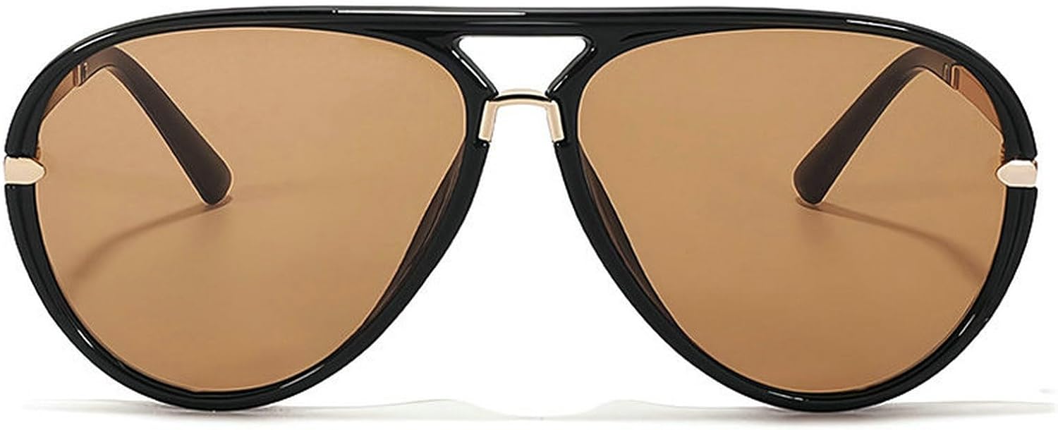 COTIA 2025 Модные ретро-солнцезащитные очки-пилот для женщин и мужчин, квадратная форма, двойная перемычка, стильные солнцезащитные очки для активного отдыха и путешествий, Black Tea
COTIA 2025 Модные ретро-солнцезащитные очки-пилот для женщин и мужчин, квадратная форма, двойная перемычка, стильные солнцезащитные очки для активного отдыха и путешествий, Black Tea